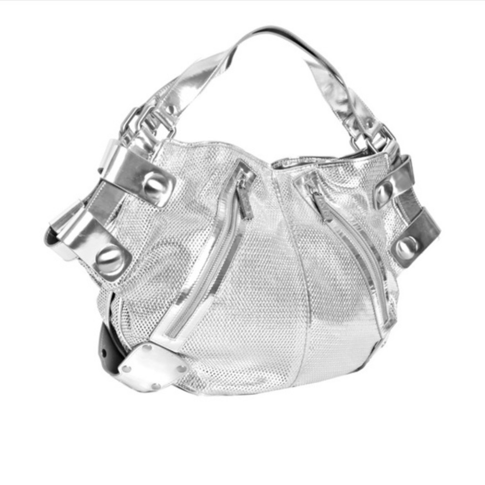 Kooba Silver Hobo Handbag